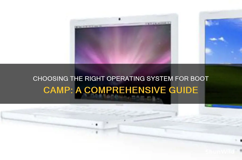 how to choose operating system boot camp