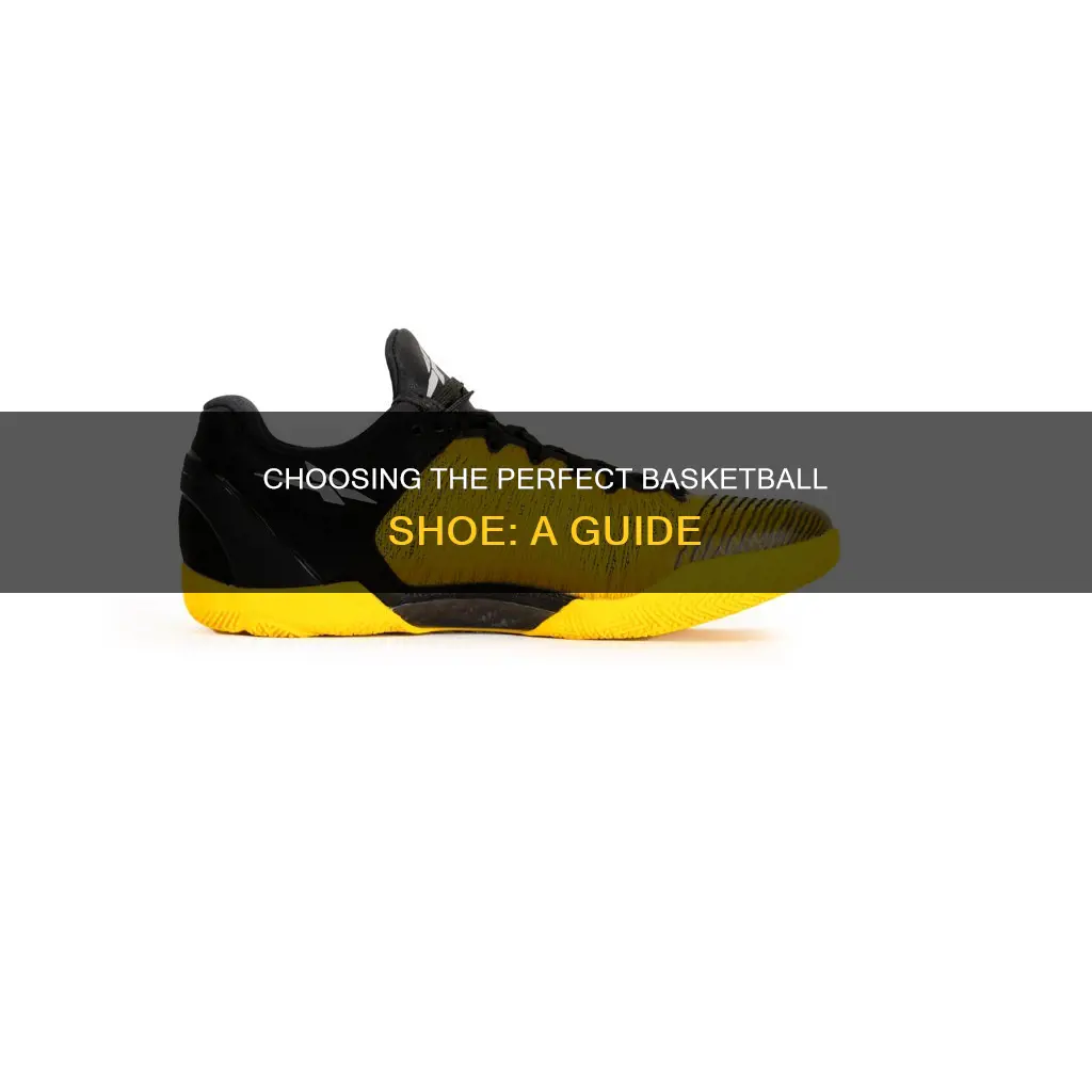 how to choose the right basketball shoe