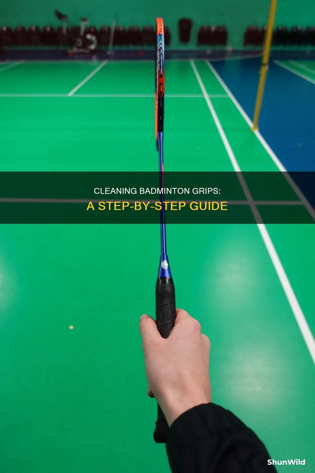 how to clean a badminton grip
