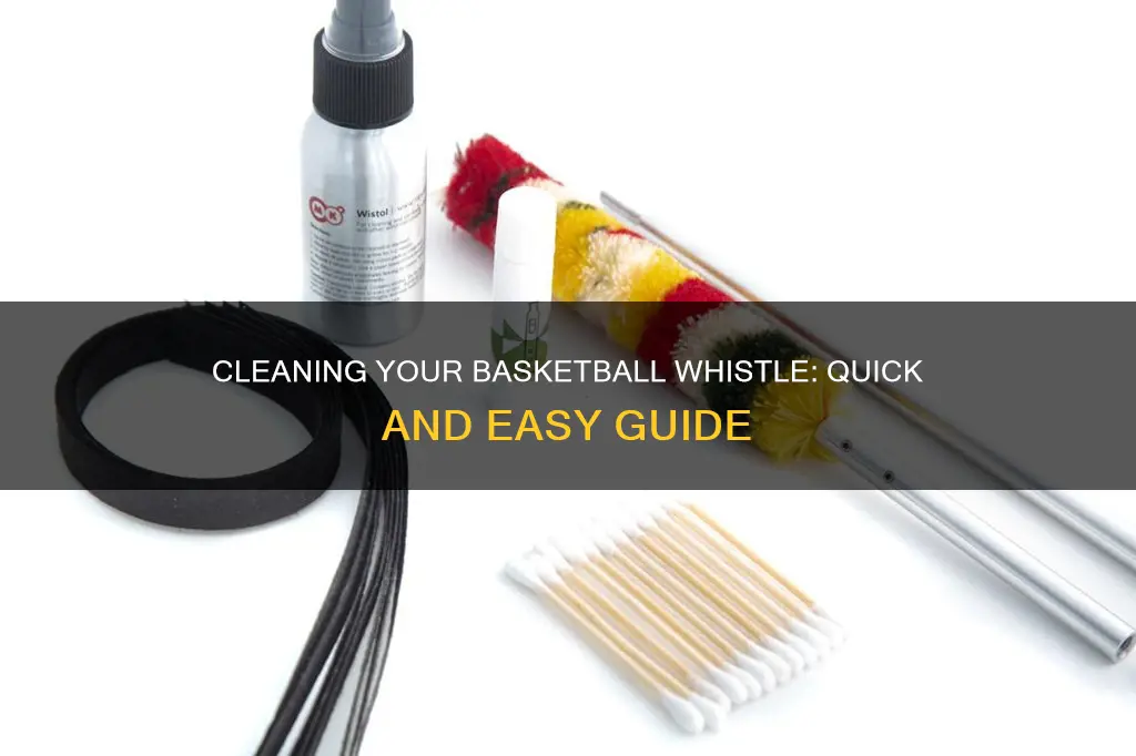 how to clean a basketball whistle