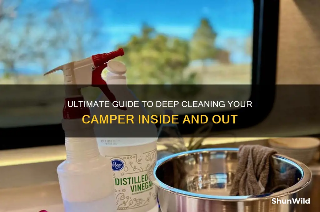 how to clean a camper