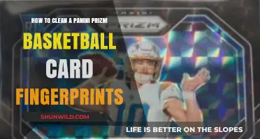 Cleaning Panini Prizm Basketball Cards: Removing Fingerprints
