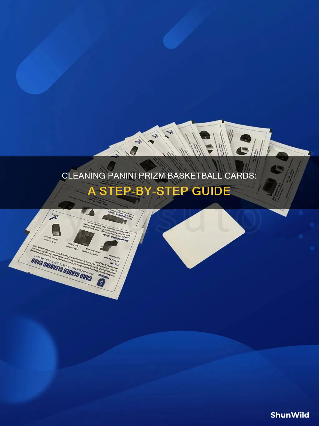 how to clean a panini prizm basketball card