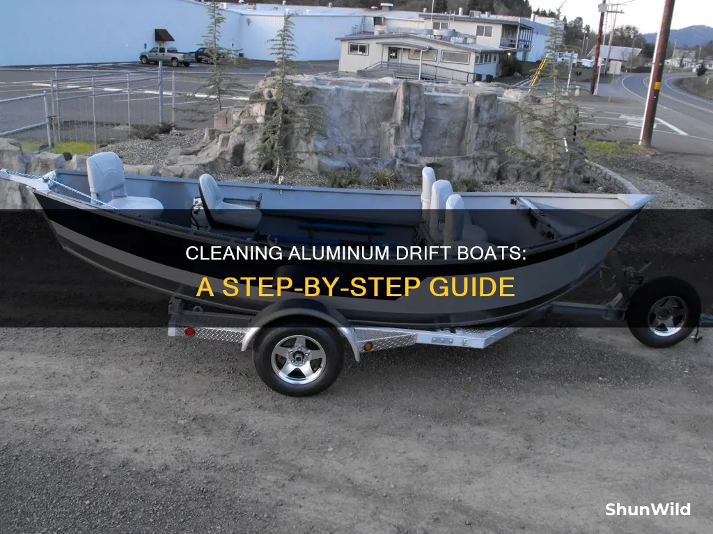 how to clean an aluminum drift boat