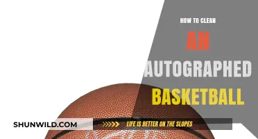 Cleaning Your Autographed Basketball: A Step-by-Step Guide