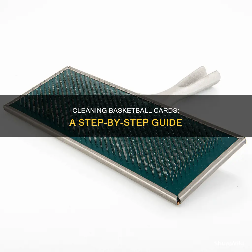 how to clean basketball cards