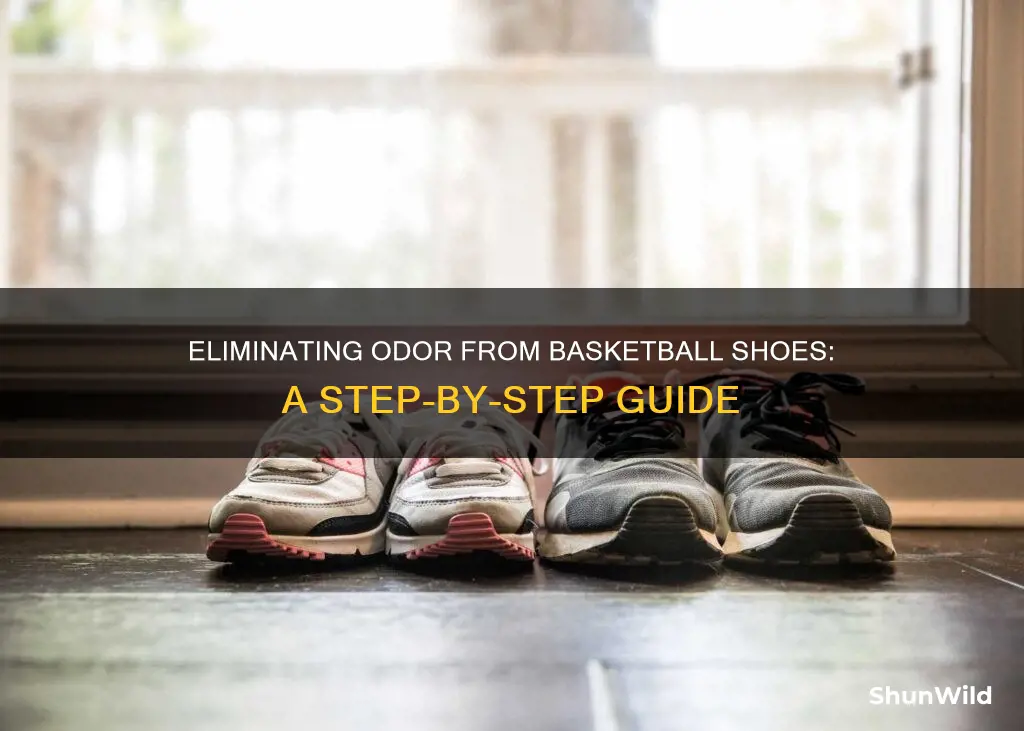how to clean basketball shoes from smell