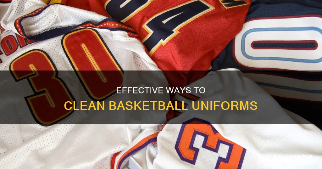 how to clean basketball uniforms