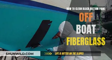 Cleaning Black Bottom Paint Off Boat Fiberglass: Effective Methods