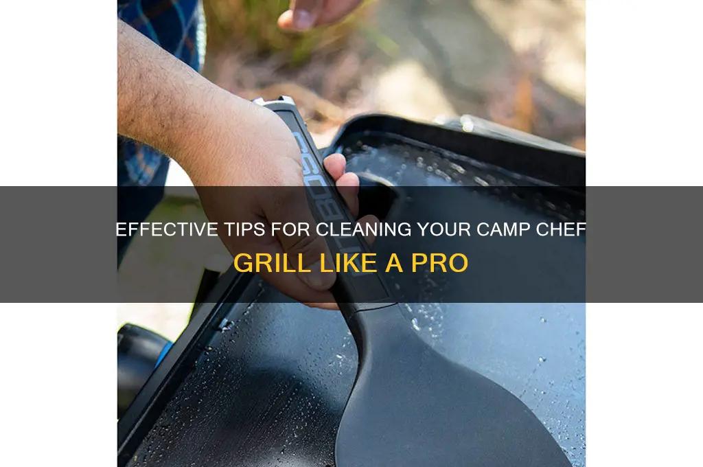 how to clean camp chef