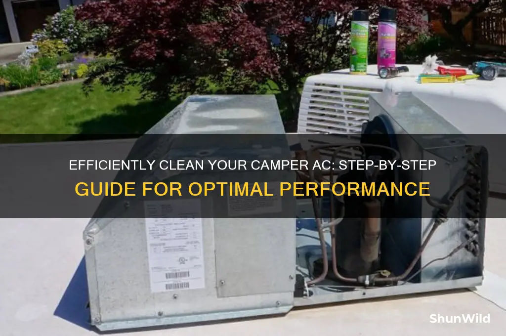 how to clean camper ac