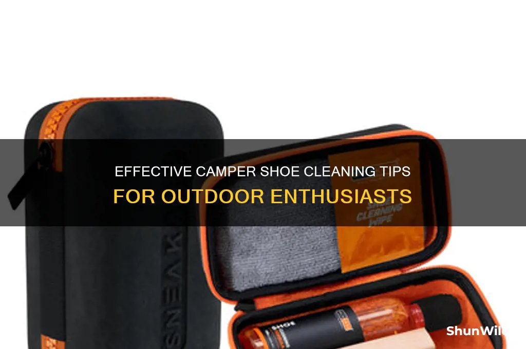 how to clean camper shoes