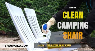 Essential Tips for Cleaning and Maintaining Your Camping Chair