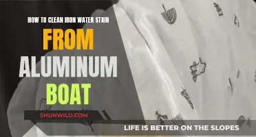 Cleaning Iron Water Stains from Your Aluminum Boat