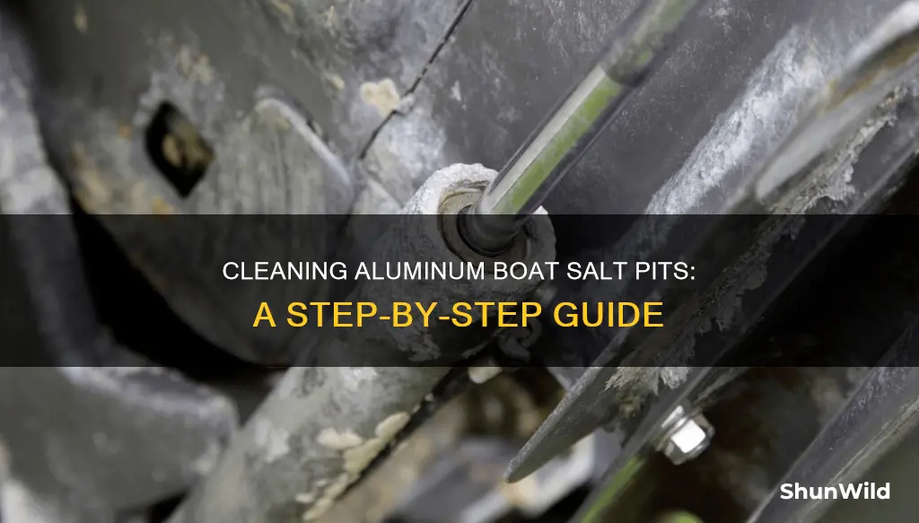 how to clean salt pits on aluminum boat