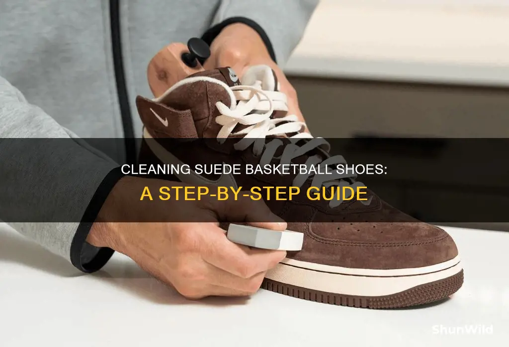 how to clean suede basketball shoes