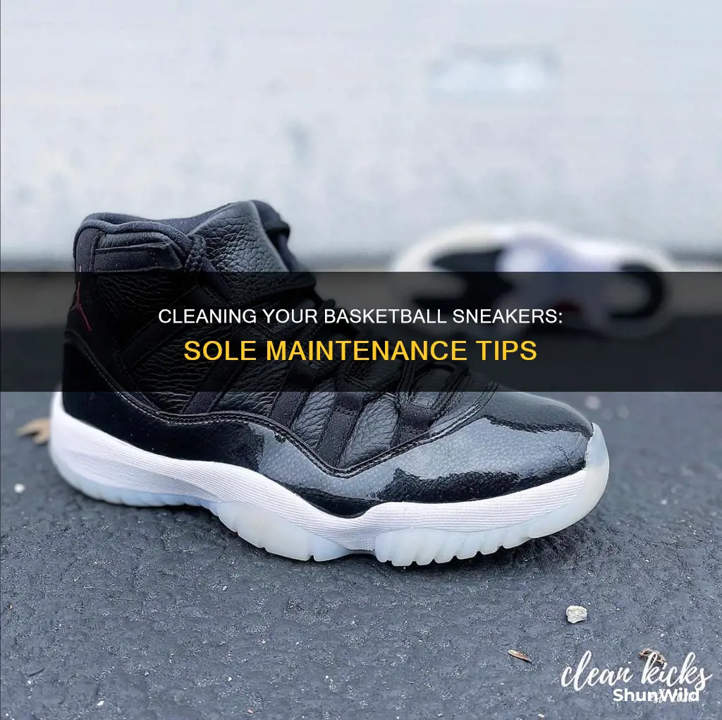 how to clean the bottom of your basketball sneakers