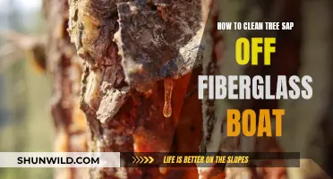 Cleaning Tree Sap from a Fiberglass Boat: Effective Strategies