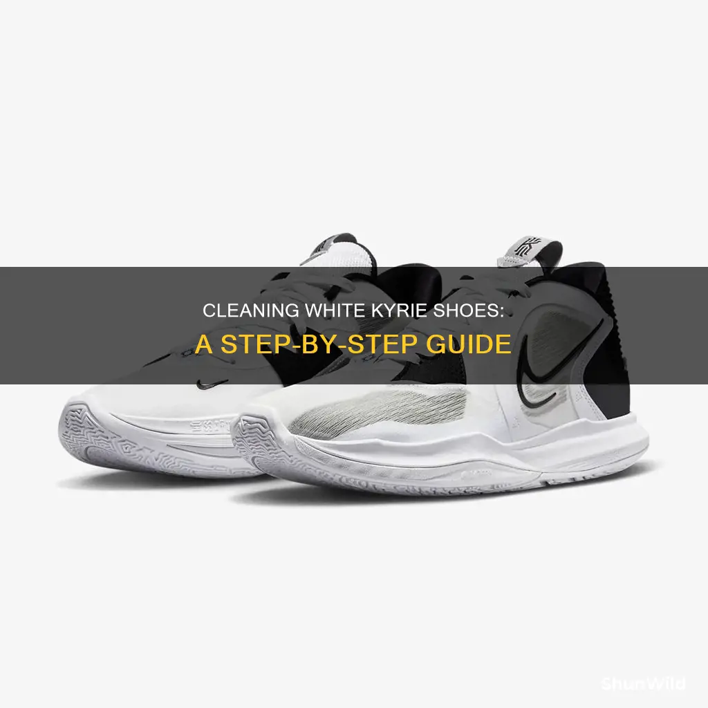 how to clean white kyrie basketball shoes