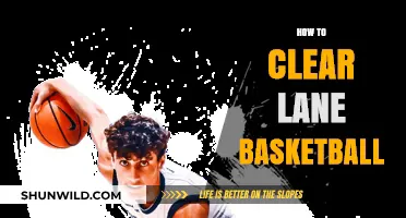 Lane Clearing Strategies for Basketball Players