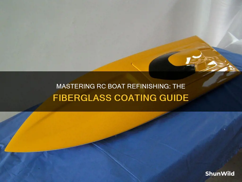 how to coat rc boat in fiberglass