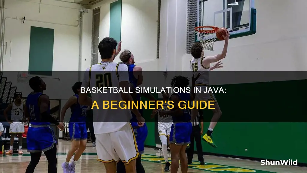 how to code a basketball injava