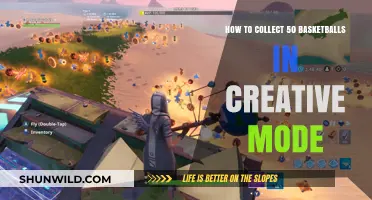 Creative Mode: Collect 50 Basketballs, Here's How
