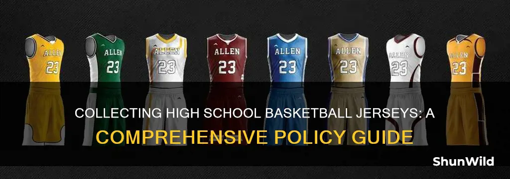 how to collect high school basketball jerseys policy