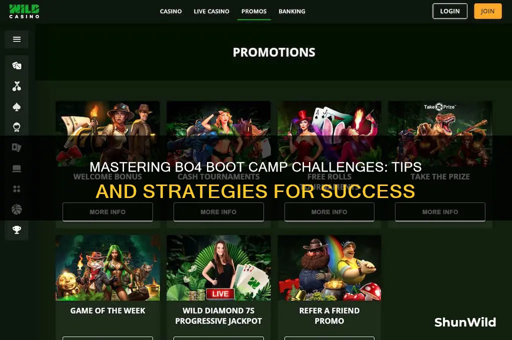 how to complete boot camp challenges bo4
