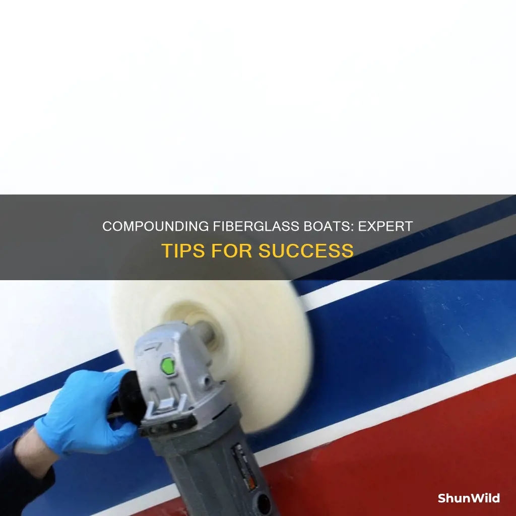 how to compound a fiberglass boat