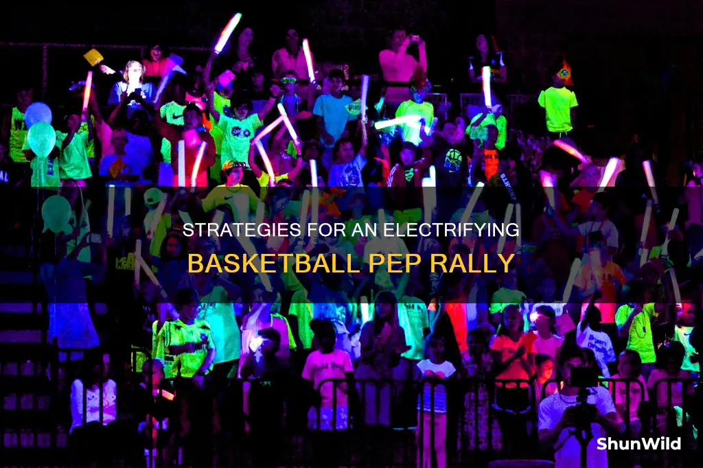 how to conduct a basketball pep rally