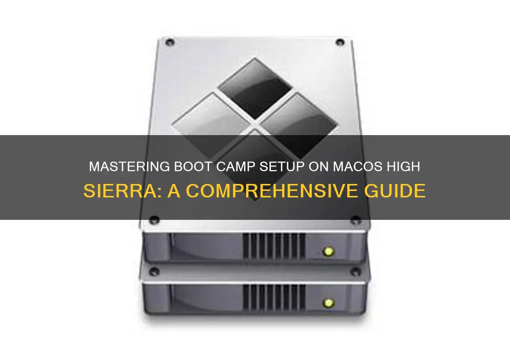 how to config mac high sierra with new boot camps