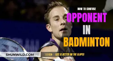 Strategic Deception: Confuse Your Badminton Opponent