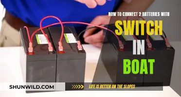 Connecting Boat Batteries: Switch Control for Dual Power