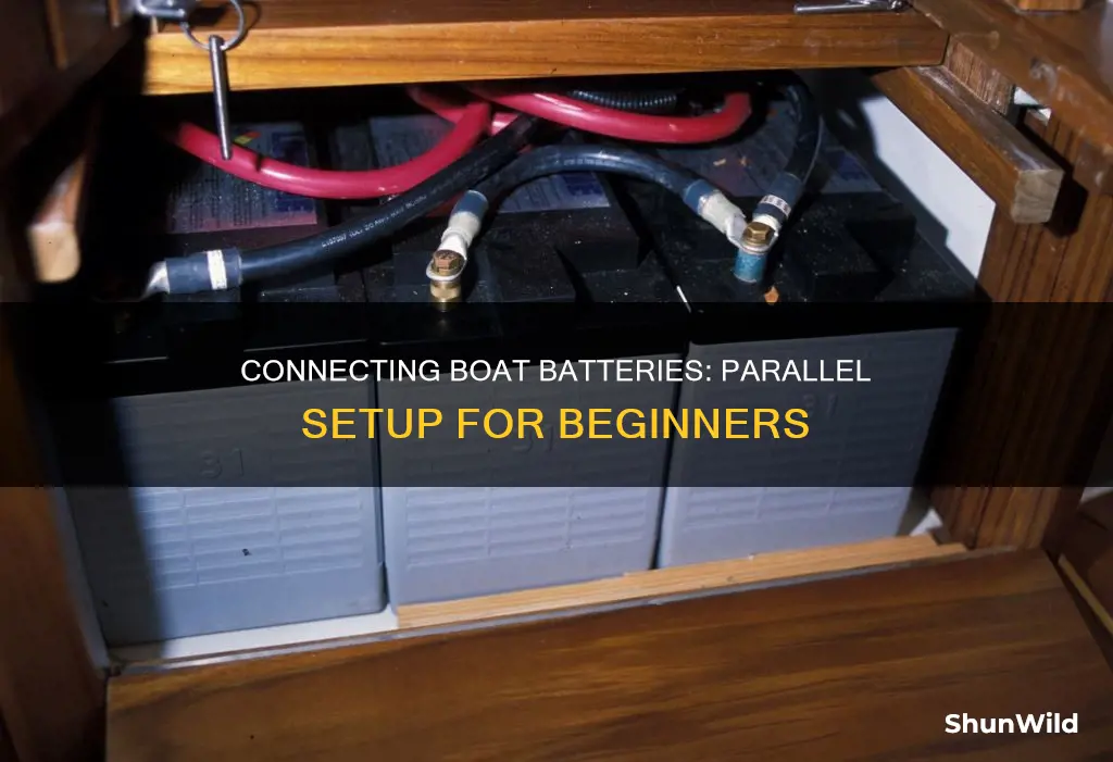 how to connect boat batteries in parallel