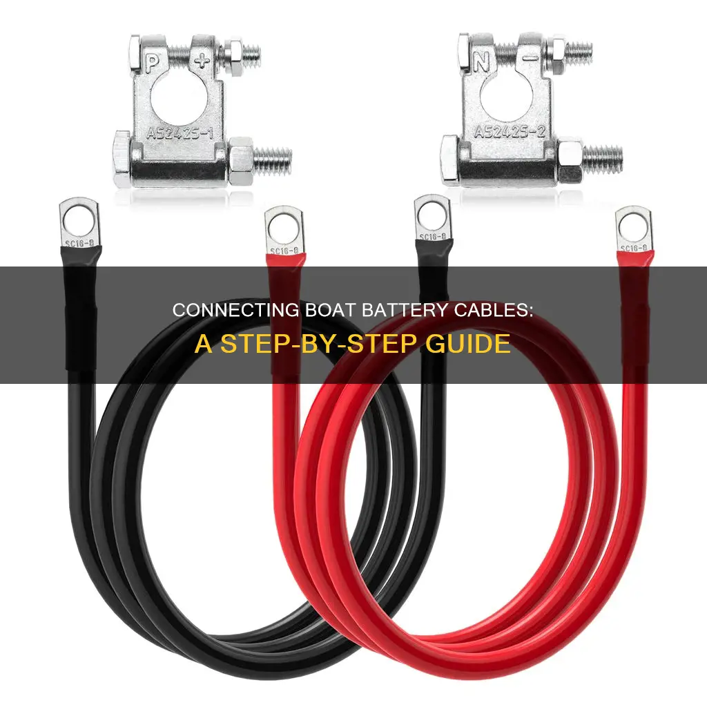 how to connect boat battery cables