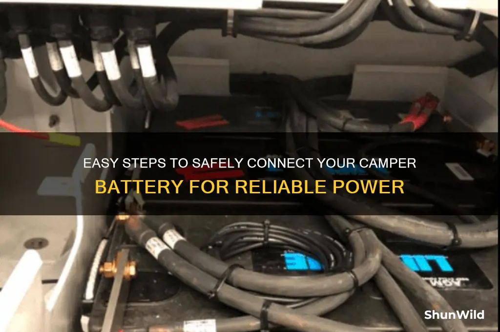 how to connect camper battery