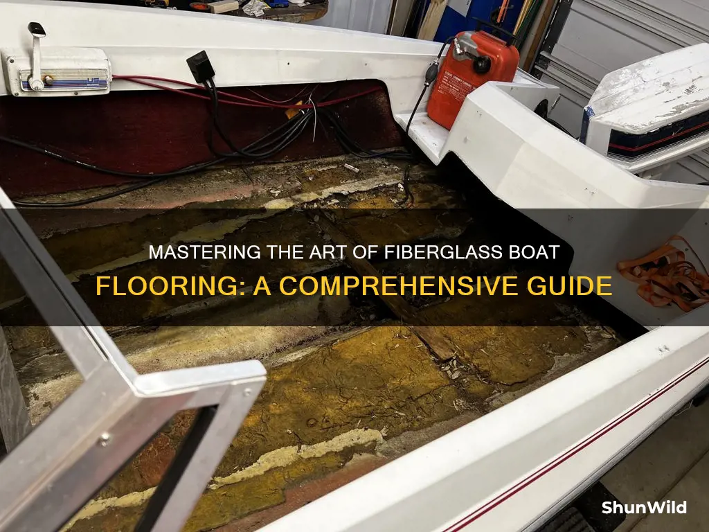 how to connect fiberglass to a boat floor