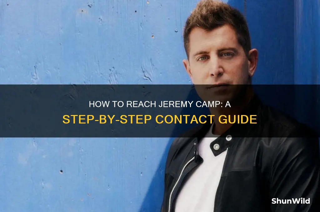 how to contact jeremy camp