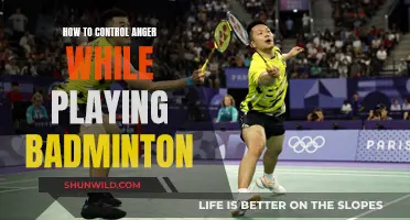 Controlling Anger on the Badminton Court