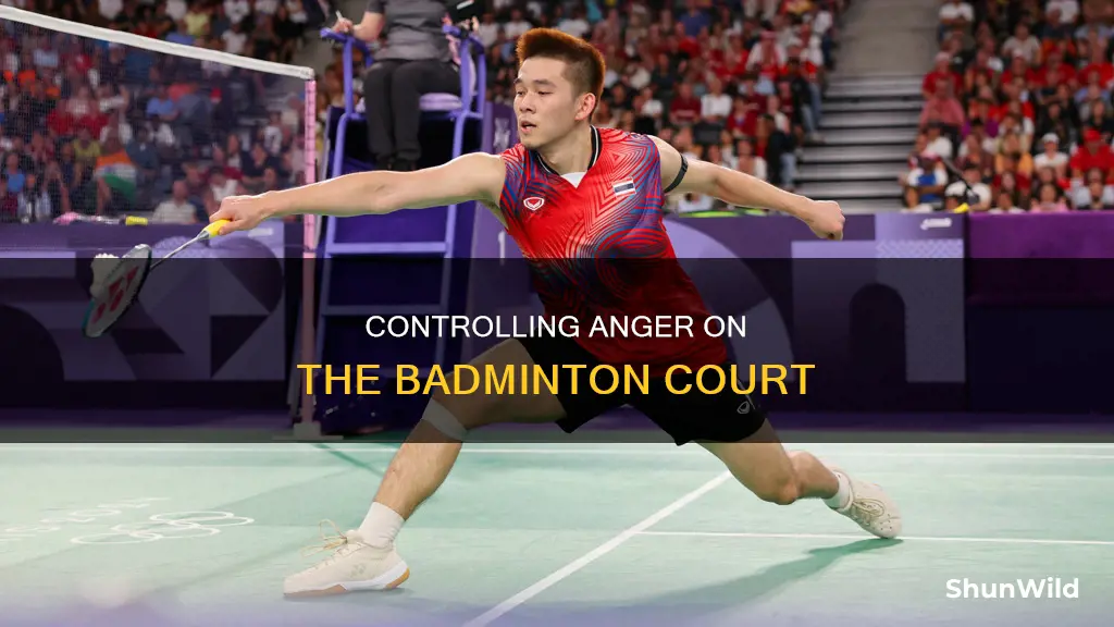 how to control anger while playing badminton
