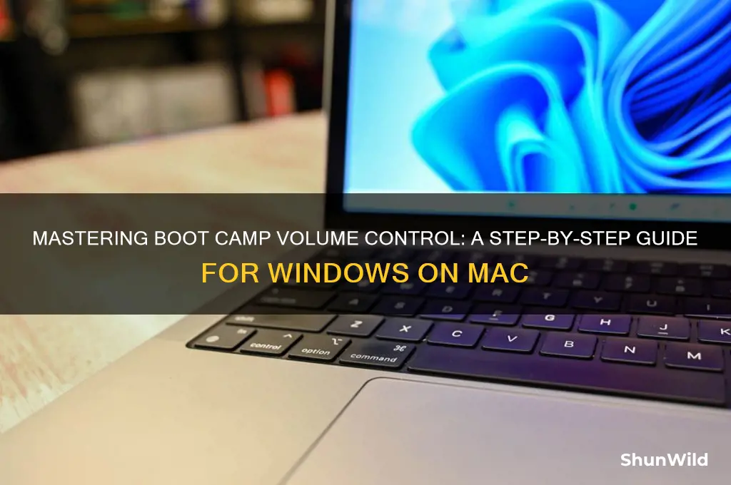how to control volume on boot camp