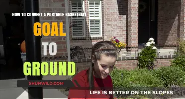 Converting Your Portable Basketball Goal: A Permanent Solution