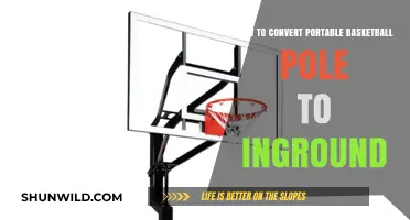 Converting Your Portable Basketball Pole to an Inground System