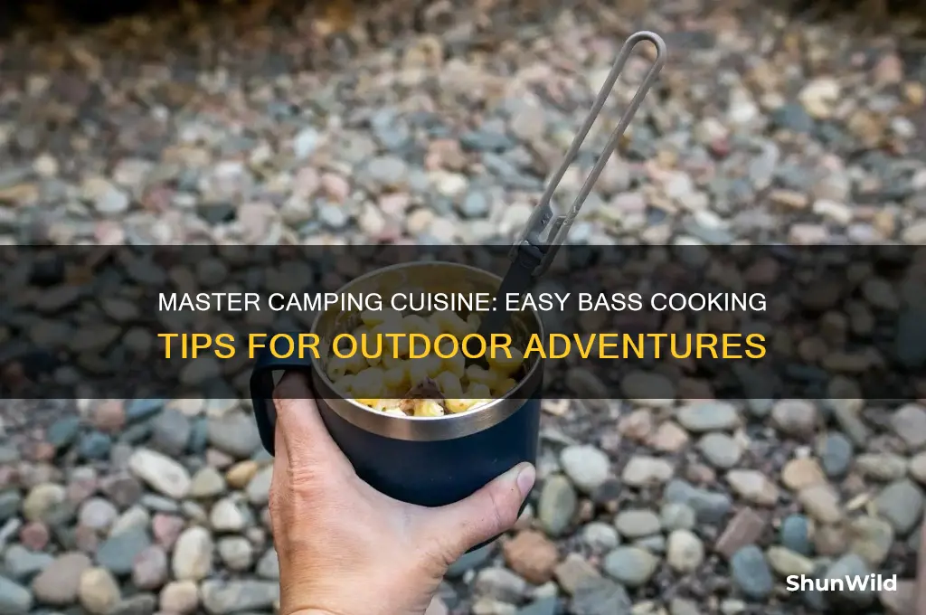 how to cook bass camping