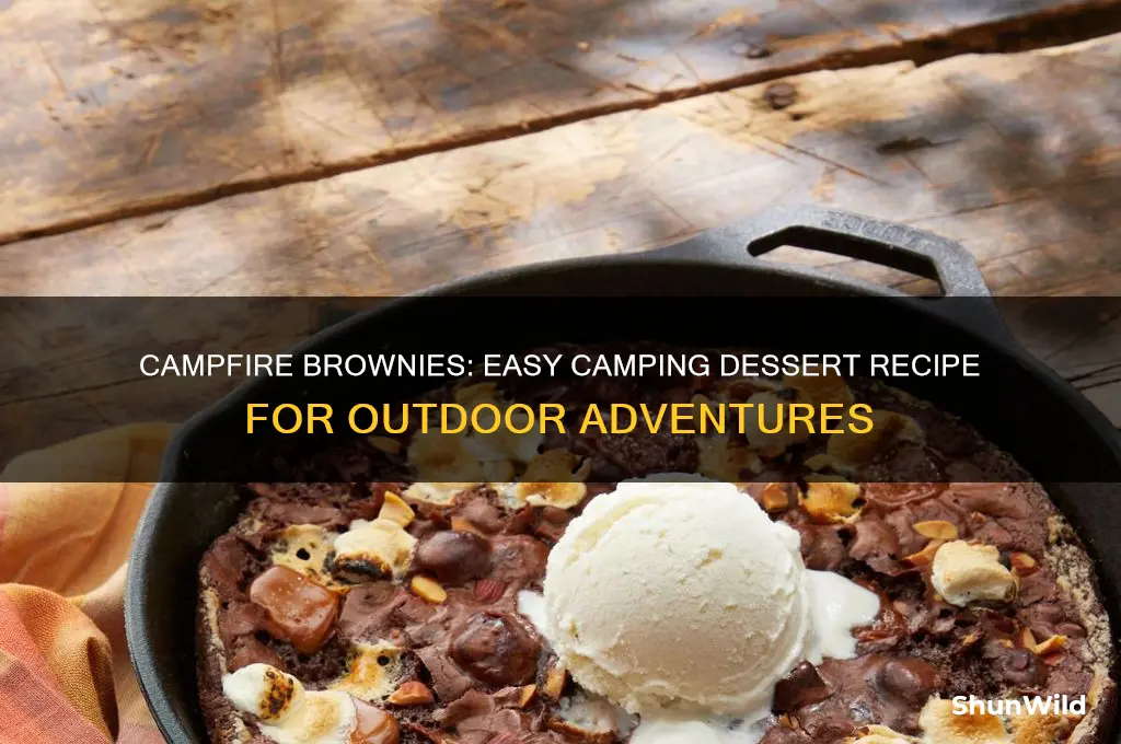 how to cook brownied camping