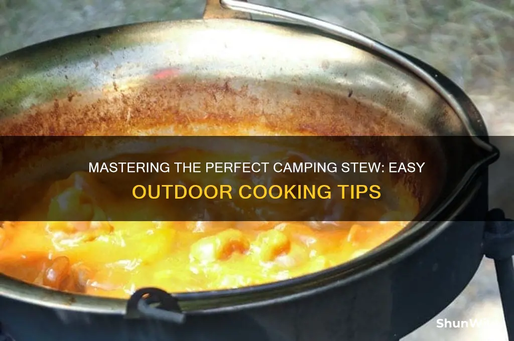 how to cook camping stew