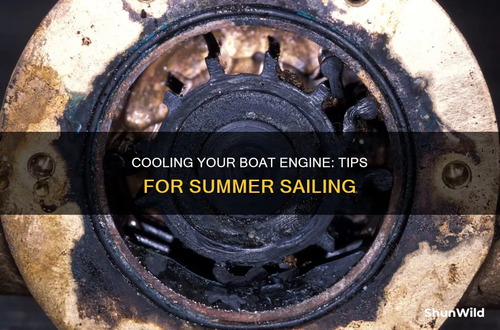 how to cool down a boat engine