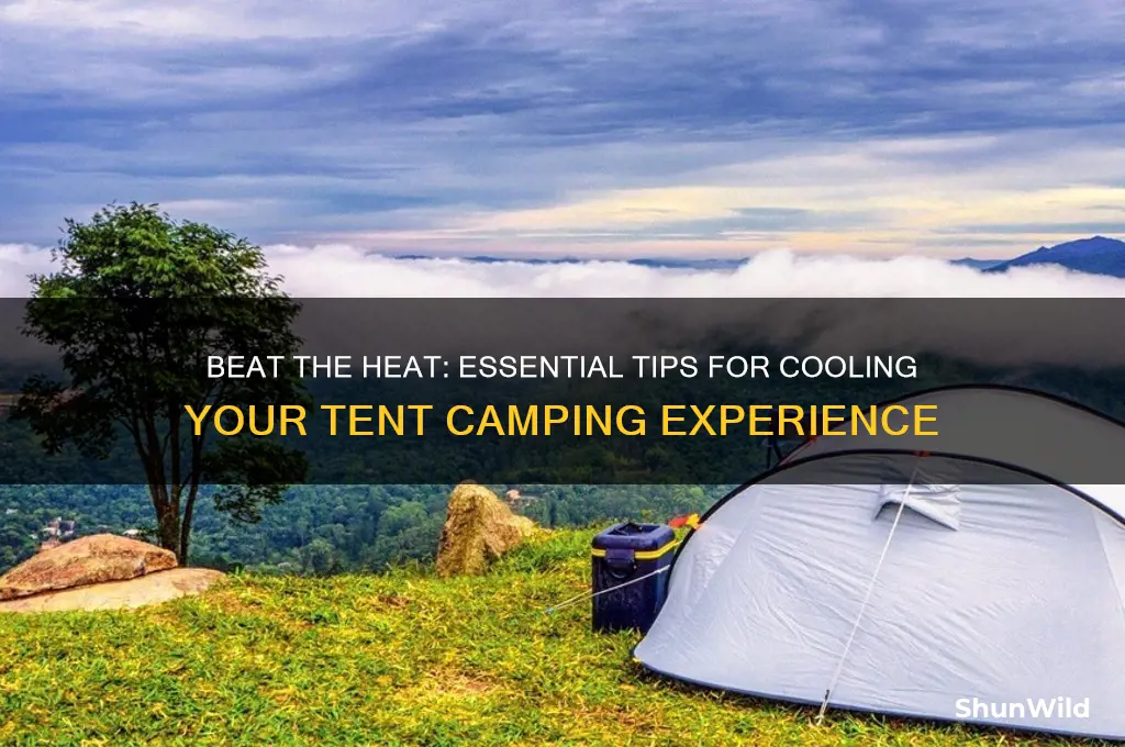 how to cool tent camping