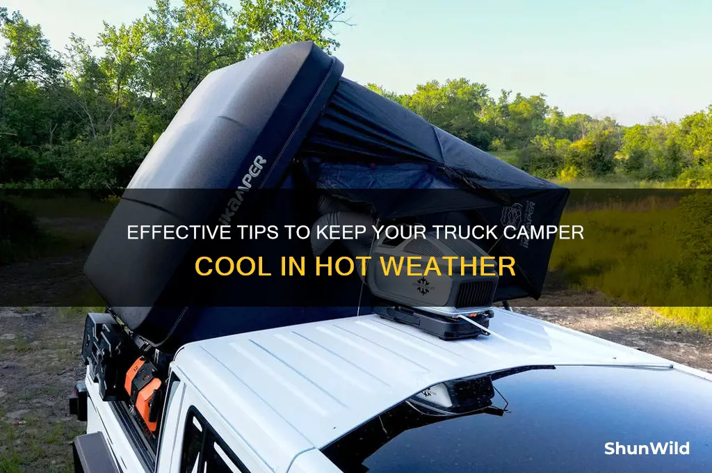 how to cool truck camper